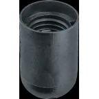 Патрон подвесной Е27 пластик черный