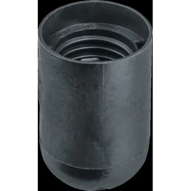 Патрон подвесной Е27 пластик черный