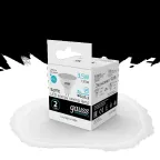 Лампа светодиодная LED 3.5 Вт 300 лм 4100К софит MR16 нейтральный GU5.3 AC 220В Elementary Gauss
