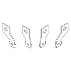 DPX?/DRX 250 HP Полюсные расширители 4П