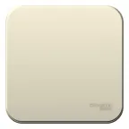 BLANCA одноклавишный выключатель наружный (cх.1), 10A, 250B, молочный