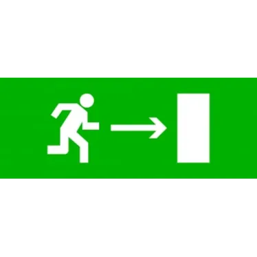 Пиктограмма "Направление направо" 240х95мм (для SAFEWAY-10) EKF