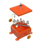 Коробка металлическая огнестойкая 70-0360-FR2.5-8 Е15-Е120 110х110х65