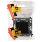 Avanti Выключатель одноклавишный, в стену, Черный квадрат