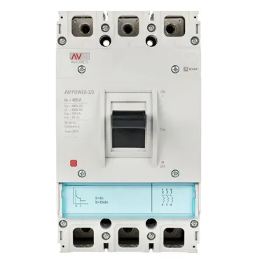 Выключатель автоматический AV POWER-3/3 400А 35кА TR