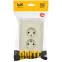 BRITE Розетка 2-местная без заземления без защитных шторок 10А в сборе РС12-2-БрКр бежевый IEK
