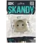 SKANDY Розетка без заземления с защитными шторками 10А SK-R01B бежевый IEK