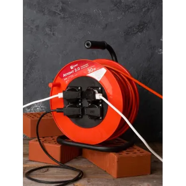 Удлинитель на катушке 'Атлант 2.0' 4 гнезда 30м с заземлением КГ 3x1.5 16А/3.5кВт IP44 PROxima