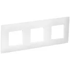SKANDY Рамка 3-местная SK-F03W арктический белый IEK