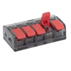 Клемма СМК 221-415 с рычагом 5 отверстий блистер (20шт.) EKF