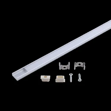 Профиль для светодиодной ленты 1000х15х6мм прямой Аксессуары Gauss