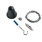 Подвес для шинопровода однофазный 3-5м TR-1PA-SW-BK-New ЭРА