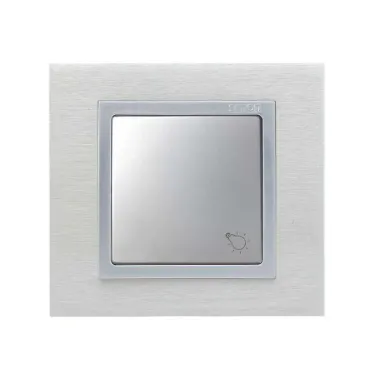 Клавиша с пиктограммой лампа для 75150-, 75152-39, S82,82N, алюминий