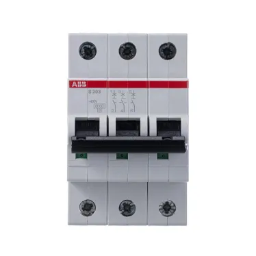 Выключатель автоматический трехполюсный 6А С S203 6кА