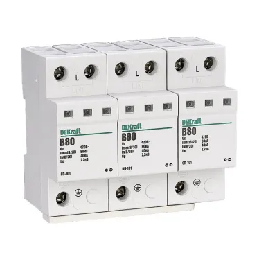 Ограничитель перенапряжения трехполюсный ОП-101 3п 80кА B