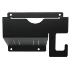 Держатель для угловых шлифмашинок до 125мм, настенный, с крючками, черный,