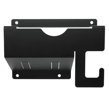 Держатель для угловых шлифмашинок до 125мм, настенный, с крючками, черный,