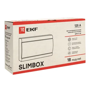 Щит распределительный навесной ЩРН-П-18 SlimBox IP41 PROxima