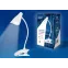 Настольный светильник TLD-560 White/LED/280Lm/5000K/Dimmer прищепка 3W. Сенсорный выключатель. Белый. ТМ