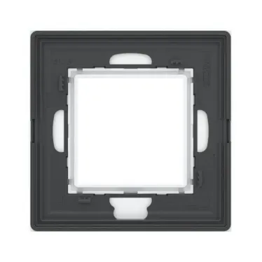 Рамка из натурального стекла, ''Avanti'', белая, 2 модуля