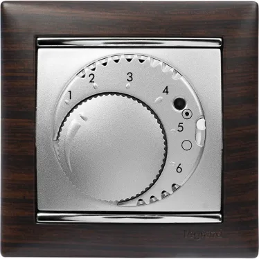 VALENA Рамка 1 пост темное дерево/серебро