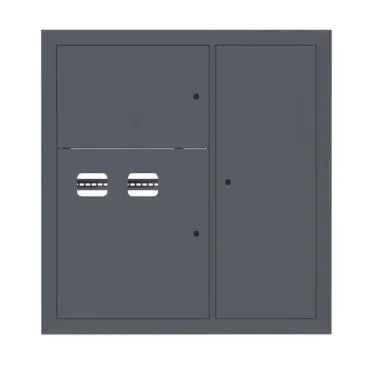 Щит этажный 2 кв. RAL7016 (1000х950х150) EKF PROxima