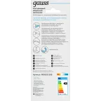 Светильник линейный светодиодный ДБО 6 Вт 400 лм 4000К AC 220В IP20 300х40х11мм модель A управление датчиком движения плавное диммирование широкий корпус Modul Gauss