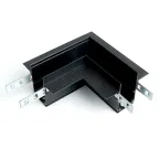 Соединитель угловой черный для низковольтного встраиваемого шинопровода