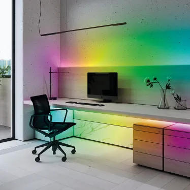 Лента светодиодная LEDх60/м.5м 14.4w/m драйвер 12в RGB