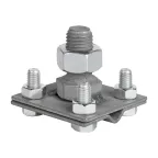 Зажим прута на штыре (пластина 56х56мм) HZ PROxima