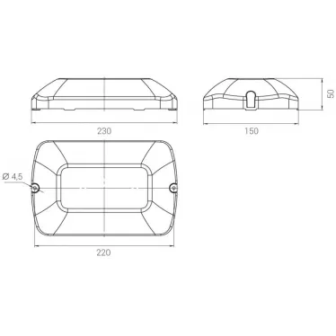 Светильник светодиодный  Луна 15/1800 Авто L 1800лм 15Вт 5000K IP65 80Ra Кп«5 датчик освещенности| DL15-Avto-L-5K | Diora