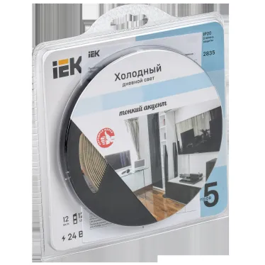 Лента светодиодная 5м LSR-2835W120-12-IP20-24В IEK
