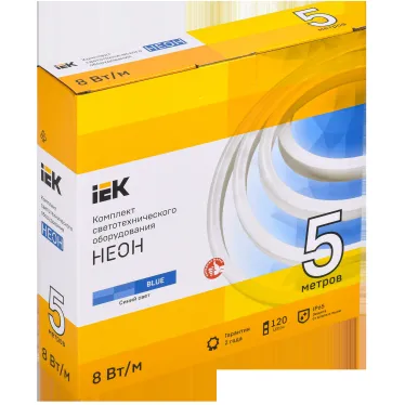 Комплект светодиодной подсветки ''Неон'' (лента LED 5м LSR5-2835B120-8-IP65-220В + драйвер) IEK
