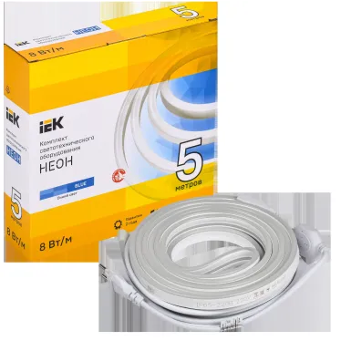 Комплект светодиодной подсветки ''Неон'' (лента LED 5м LSR5-2835B120-8-IP65-220В + драйвер) IEK