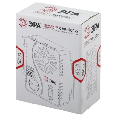 Стабилизатор напряжения компактктный универсальный СНК-500-У 160-260В/220В, 500ВА