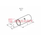 Гильза соединительная L-15 мм 1.5-2.5 кв мм (ГМЛ (DIN) 2,5), REXANT