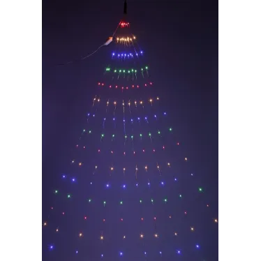 Гирлянда LED Дождик 10 нитей 2 метра мультиколор 220V ENIN -2NM