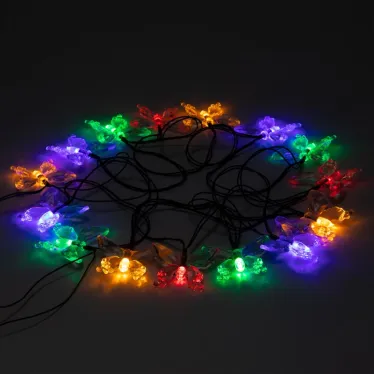 Садовая гирлянда на солнечной батарее Бабочки 20 LED 5,8 метра ERASF22-15 ЭРА