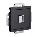 ATLASDESIGN РОЗЕТКА HDMI, механизм, КАРБОН