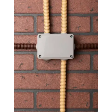 Коробка распаячная КМР-050-048 пылевлагозащитная 6мембранных вводов уплотнительный шнур (120х80х50) PROxima