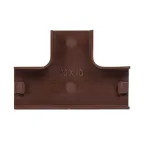 Угол T-образный (20х10) (4 шт) Plast под темное дерево