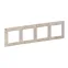 Valena LIFE Рамка 4 поста Ампир бежевый универсальная