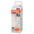 Лампа светодиодная LED 7 Вт E14 4000К 560Лм свеча 220 В (замена 60Вт) OSRAM