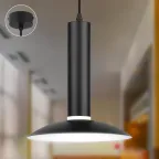 Светильник подвесной потолочный PL14 BK MR16 GU10 цилиндр черный