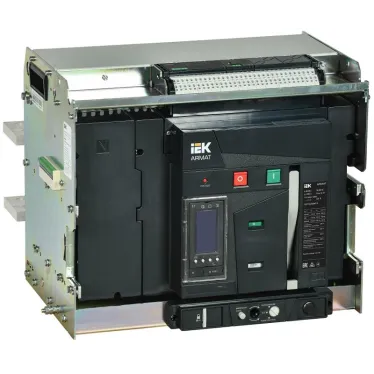 Выключатель автоматический воздушный ARMAT выдвижного исполнения 4P F 125кА 4000А расцепитель TY с комплектом аксессуаров 220В: мотор привод катушка включения катушка отключения