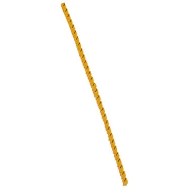 Кольцо маркировочное 1.5-2.5мм (/) черный/желтый CAB3 (300шт)