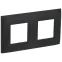 SKANDY Рамка 2-местная SK-F02G графит IEK
