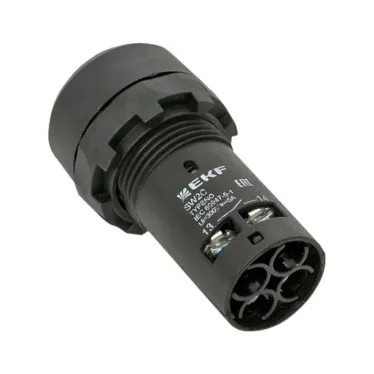 Кнопка зеленая SW2C-10D с подсветкой неон 1з IP54