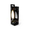 Лампа светодиодная Filament Свеча 9W 590lm 3000К Е14 milky LED 1/10/50 | 103201109 | Gauss