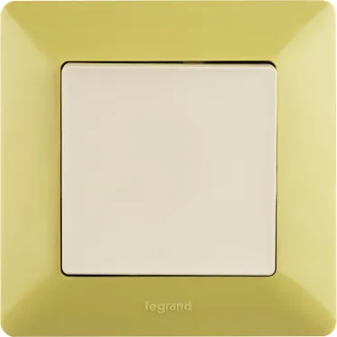 Valena LIFE Выключатель 10АХ 250В с лицевой панелью Безвинтовые зажимы Слоновая кость